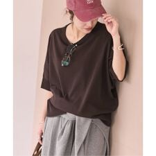 《予約》WASHABLE COOL UV ドルマンプルオーバー