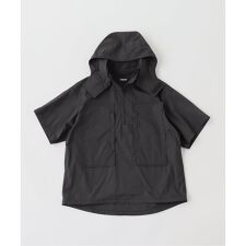MODMNT HALF ZIP HOODED SHIRT