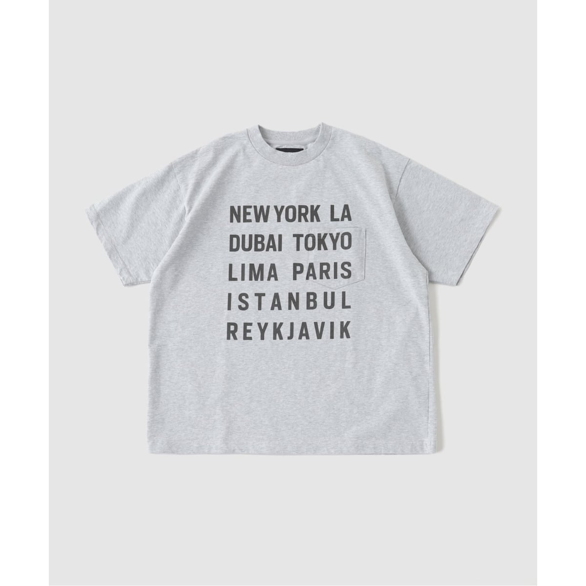 [�}���C]MODMNT / ���h�����g TOUR CITIES TEE/�W���[�i���X�^���_�[�h�iJOURNAL STANDARD�j �O���[