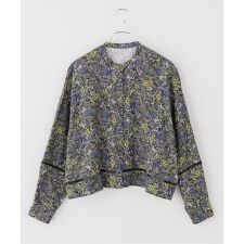 フラワープリントブラウス