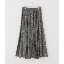 フラワープリントスカート