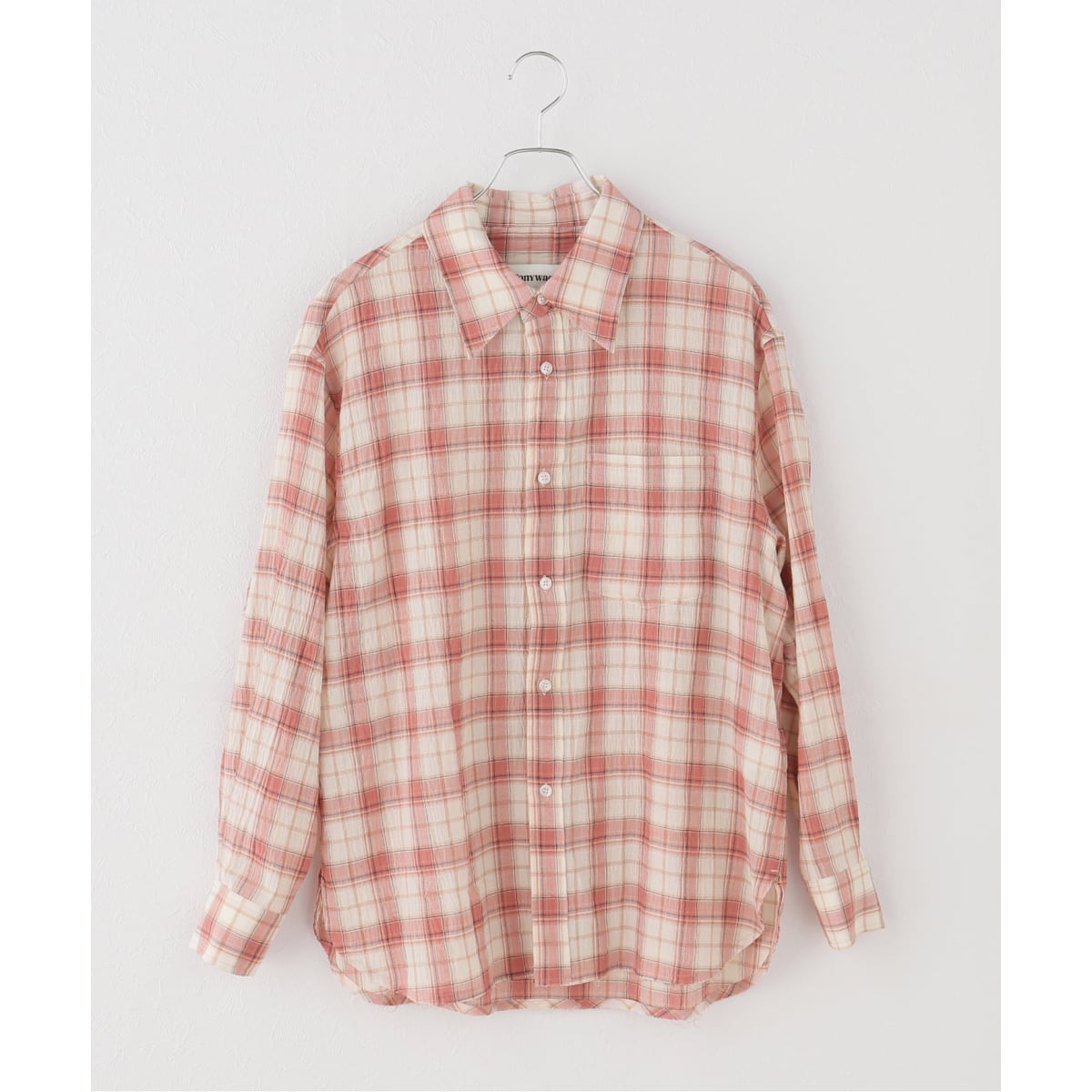 [�}���C]�yTONYWACK/�g�j�[���b�N�z RAW-CUT COTTON CHECK SHIRT/�W���[�i���X�^���_�[�h�iJOURNAL STANDARD�j �s���N