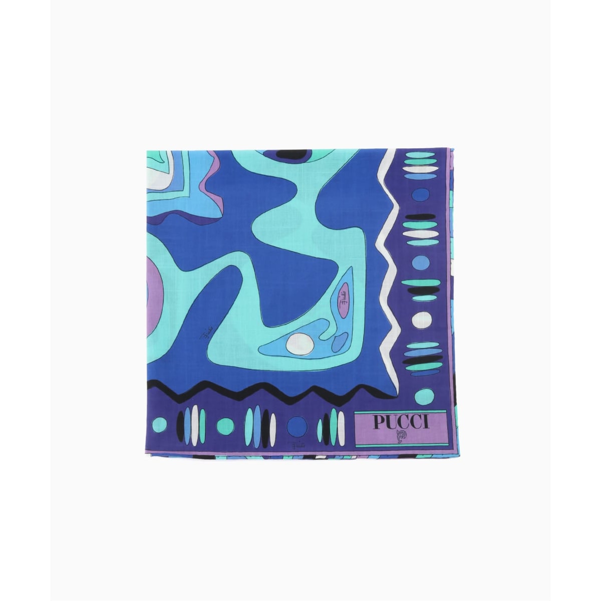 [�}���C]EMILIO PUCCI / �G�~���I�v�b�` FOULARD 52X52 COTONE - COTO/�W���[�i���X�^���_�[�h�iJOURNAL STANDARD�j �u���[ B