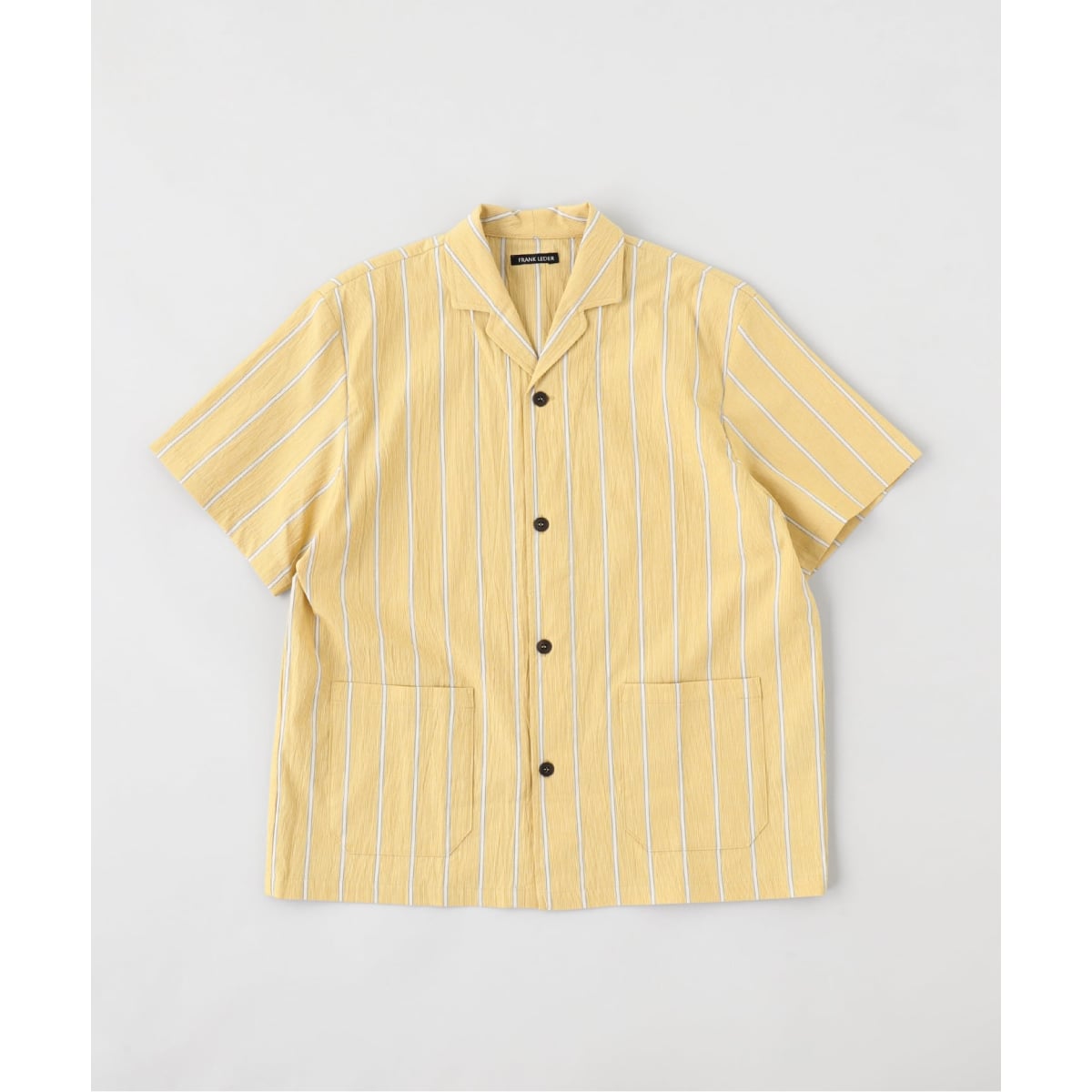 FRANK LEDER / フランクリーダー WASHED ORGANIC CTN S/S SH
