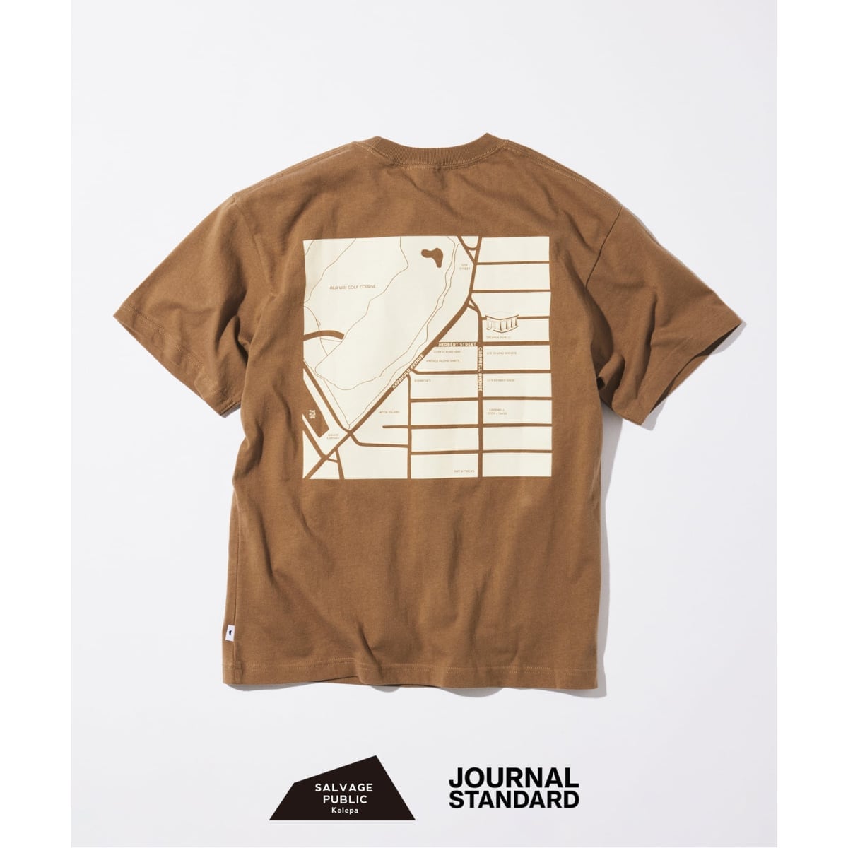 [�}���C]SALVAGE PUBLIC / �T���x�[�W�p�u���b�N �ʒ� CAMPBELL AVE CTN T�V/�W���[�i���X�^���_�[�h�iJOURNAL STANDARD�j �u���E�� A