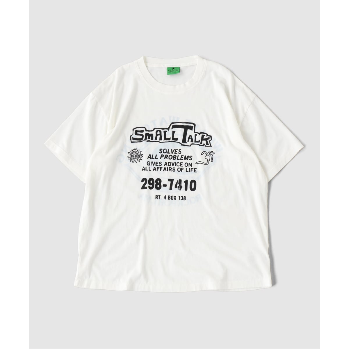 SMALL TALK STUDIO / スモールトークスタジオ SS T SHIRT-IN&OUT 