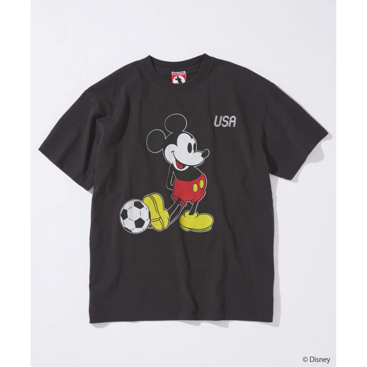 MICKEY MOUSE / ミッキー マウス 別注 サッカー プリント Tシャツ