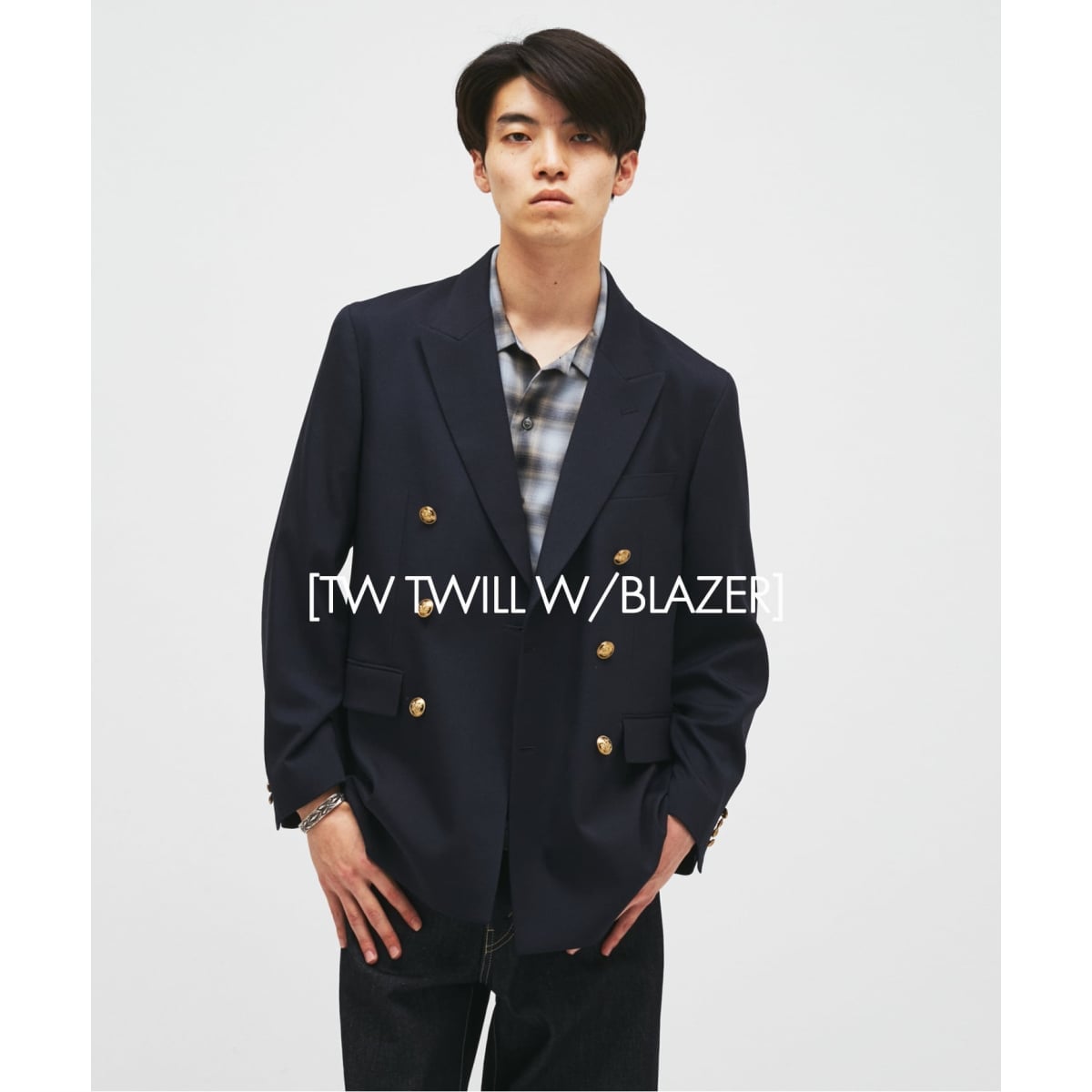 【2025SS】JOURNAL STANDARD ダブルブレステッドジャケット 予約》TWツイル ダブル ブレザー | ジャーナルスタンダード(JOURNAL