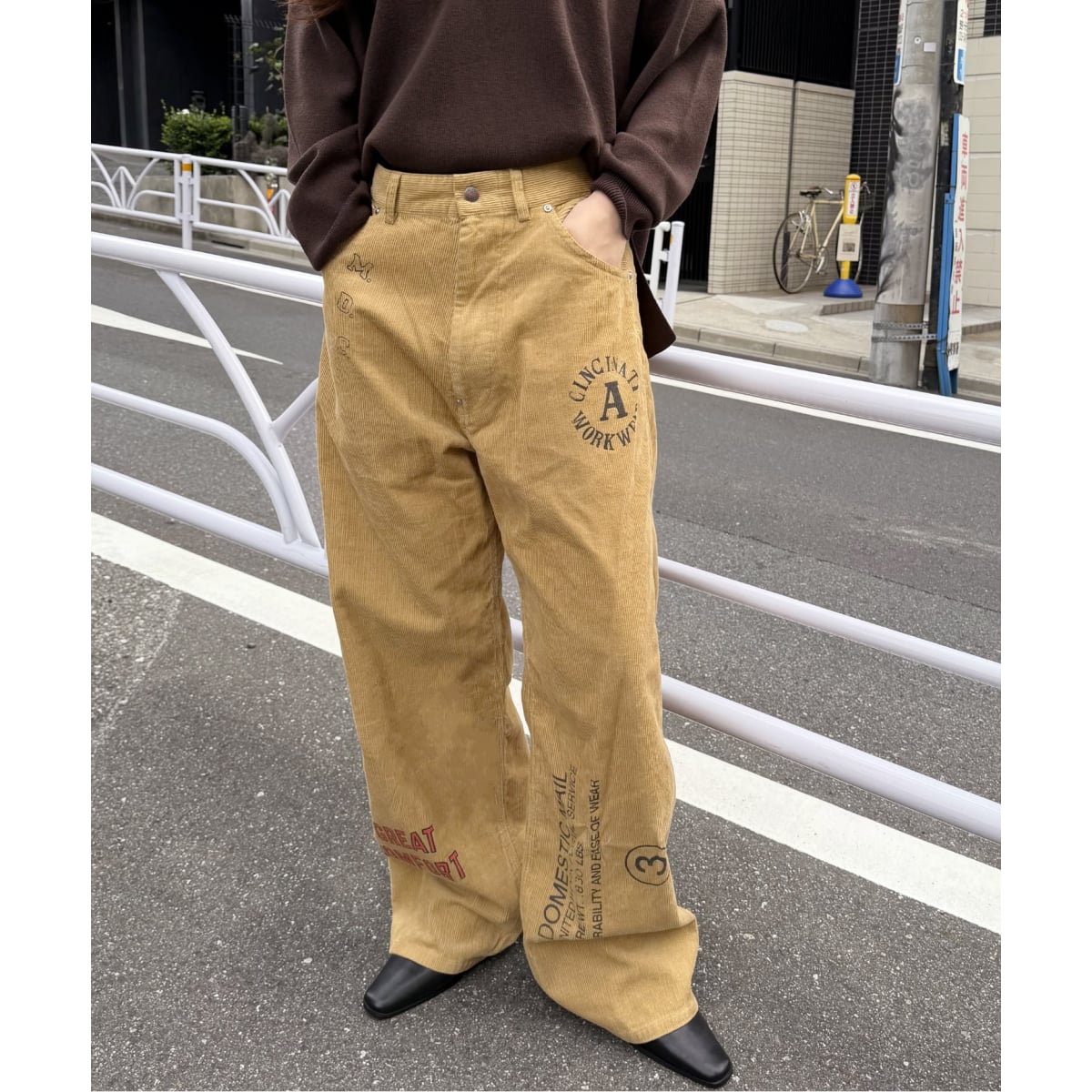 別注【PAYDAY/ペイデイ】 For JSコーデュロイプリント パンツ