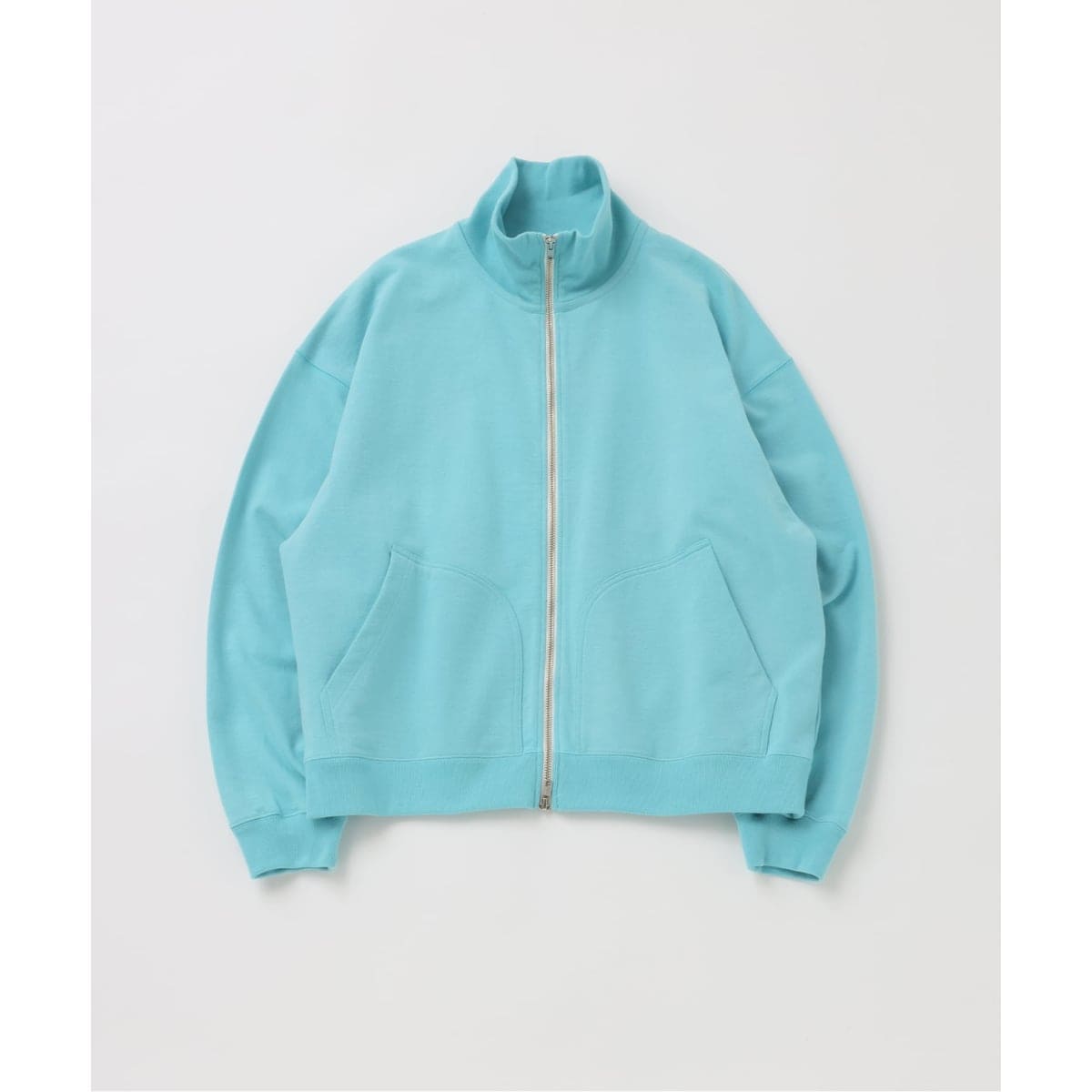 予約》【FOLL / フォル】antique washed nep sweat zip jacke