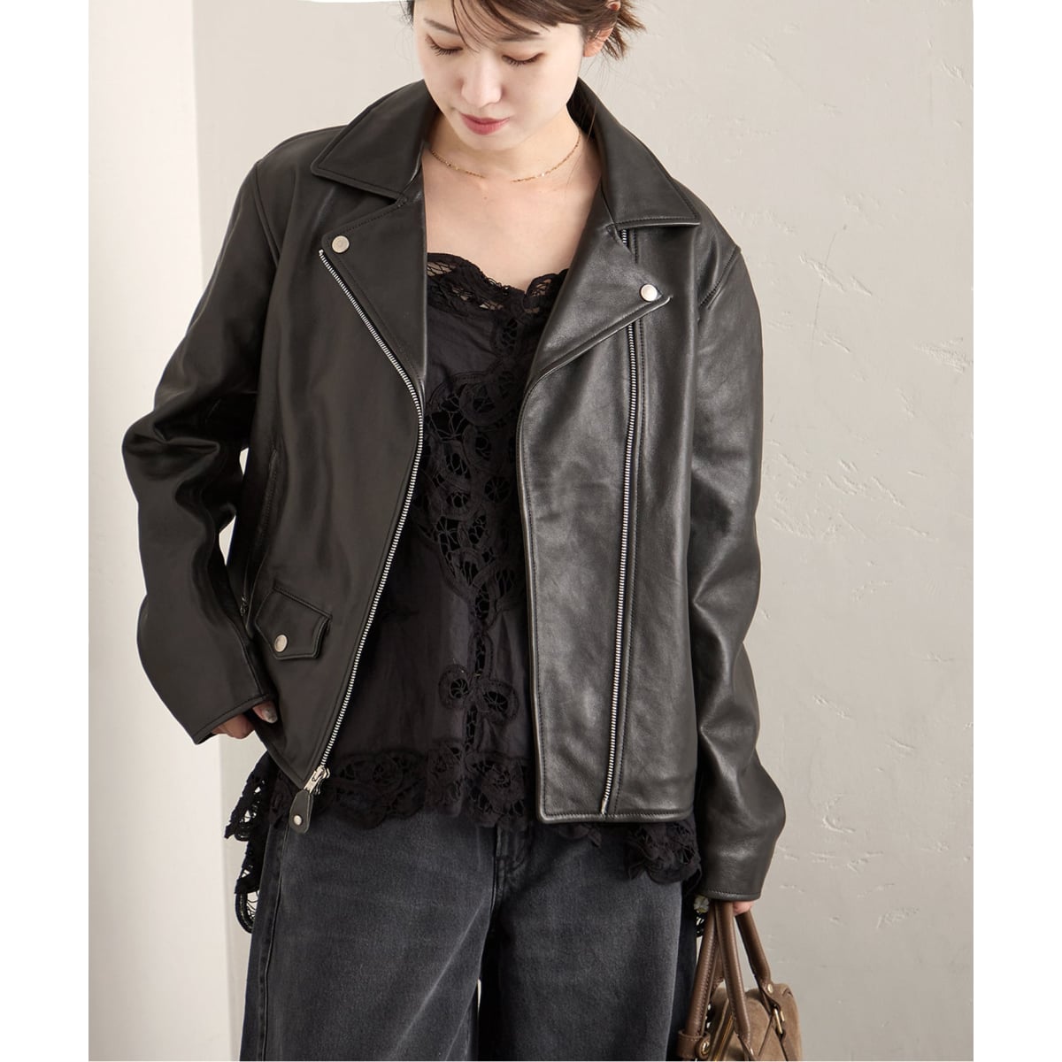 ダブルスタンダードクロージング　ライダース　ラムレザー　38サイズ 予約》別注【Schott/ショット】for JS ラムレザー ダブルライダース