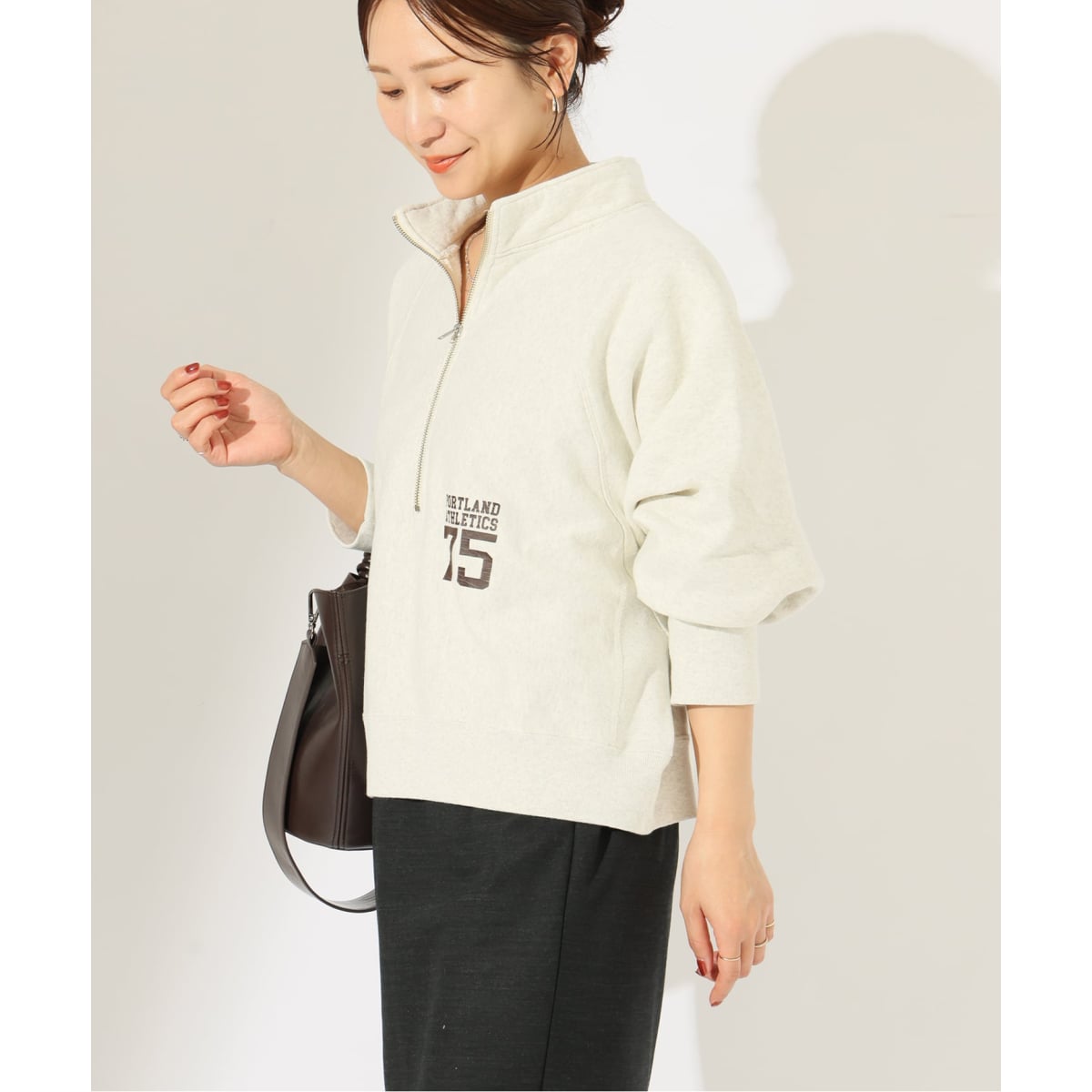 予約》別注【CHAMPION/チャンピオン】 for JS RW 11.5oz HALF ZIP