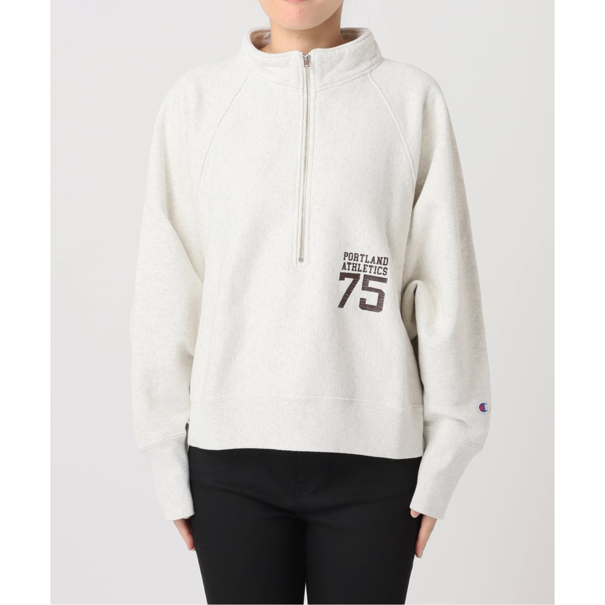 予約》別注【CHAMPION/チャンピオン】 for JS RW 11.5oz HALF ZIP