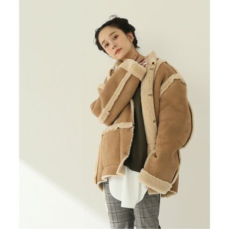 MAISON EUREKA/メゾン・エウレカ】SHEARING SHORT COAT：コート 
