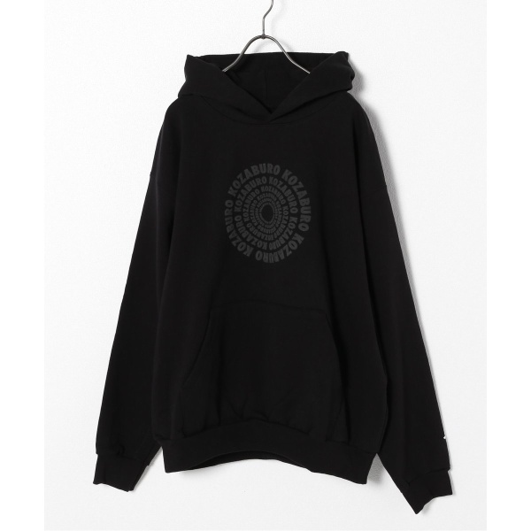 KOZABURO LOGO PRINT HOODIE - トップス