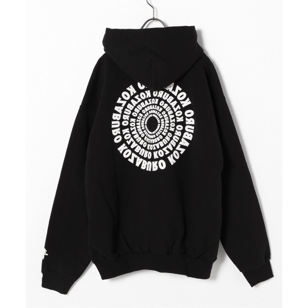 KOZABURO LOGO PRINT HOODIE - トップス