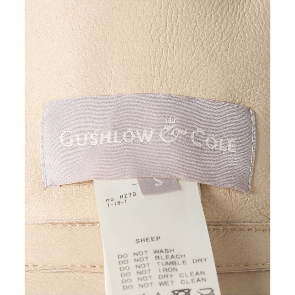 GUSHLOW&COLE ガシュロウ&コール ムートンベスト 最安値購入