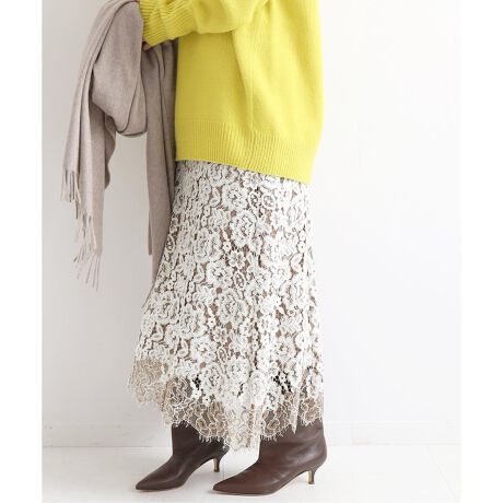 追加》レース裾フレアスカート◇ | イエナ(IENA) | マルイウェブチャネル 