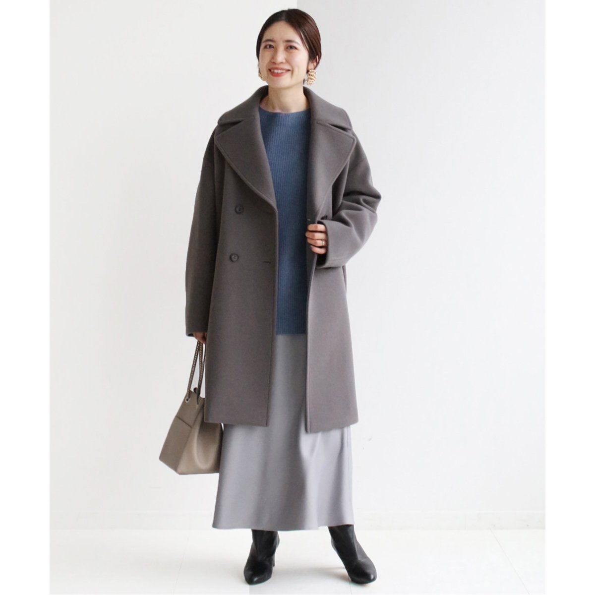 イエナ　ダブルモッサコート IENA ダブルモッサコート