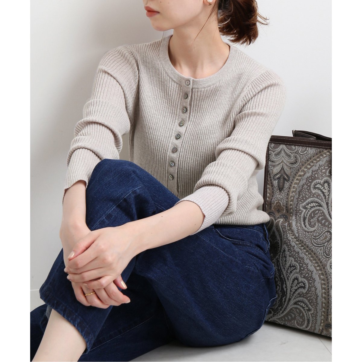 追加2》3x3リブヘンリーネックプルオーバー◇ | イエナ(IENA) | マルイ