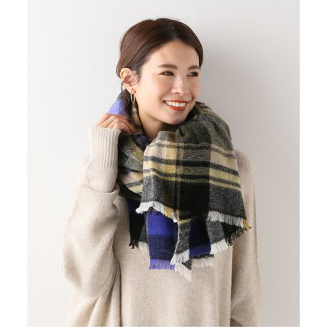 DOUCE GLOIRE /ドゥース グロワール】チェックストール | イエナ  