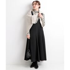 ウォッシャブル カルゼストレッチVネックワンピース◇ | イエナ(IENA  