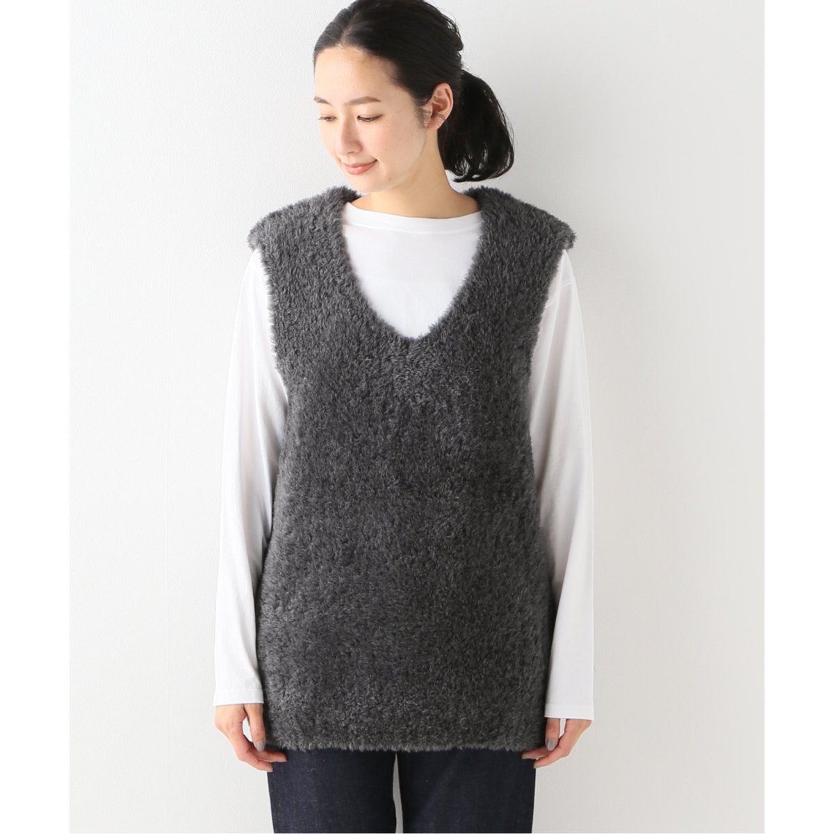 IENA - 【美品】IENA イエナ＃Aube Mole ノースリーブプルオーバー 追加》KAYAノースリーブプルオーバー（ニット／セーター