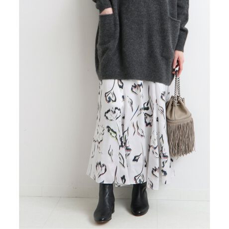 フラワーアートプリント フレアスカート◇ | イエナ(IENA) | マルイ  