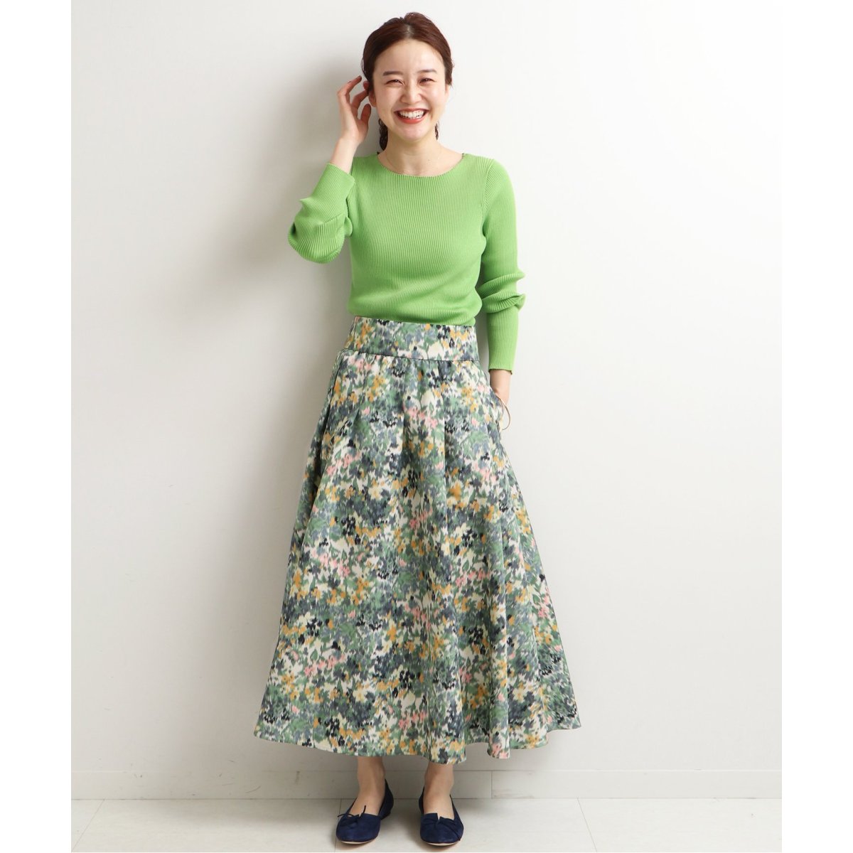 かすれフラワー ギャザースカート◇ | イエナ(IENA) | マルイウェブ