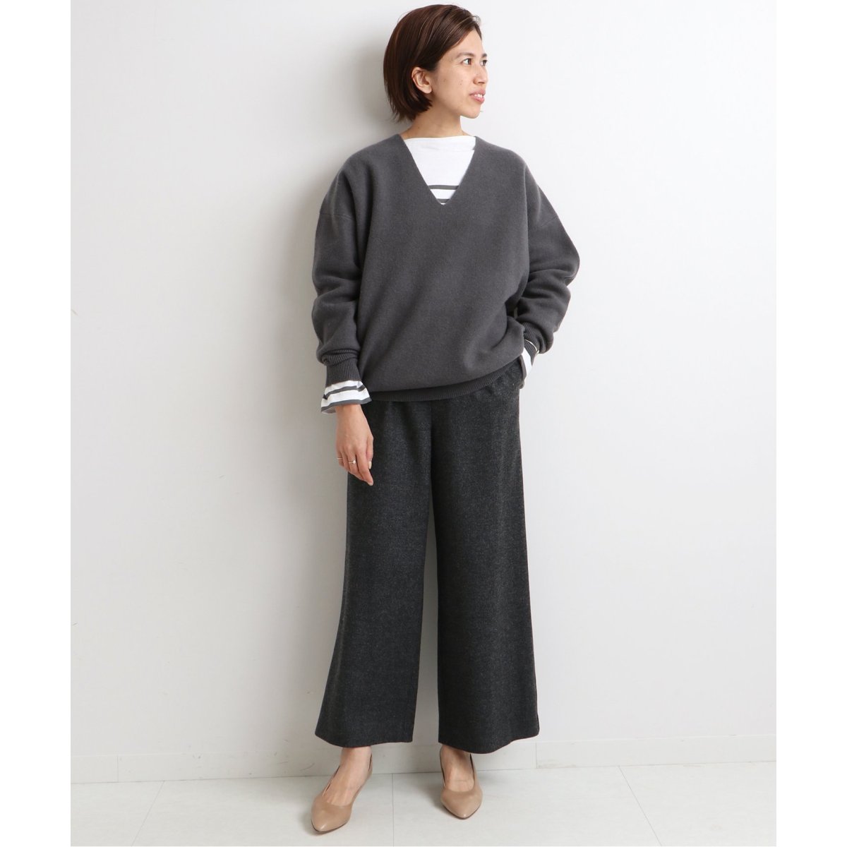 IENA - 新品・タグ付き⭐️IENA ウールミラノリブ Vネックプルオーバー ウールミラノリブ Vネックプルオーバー◇ | イエナ(IENA