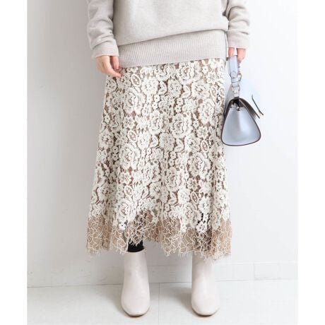 追加2》レース裾フレアスカート◇ | イエナ(IENA) | マルイウェブチャネル 