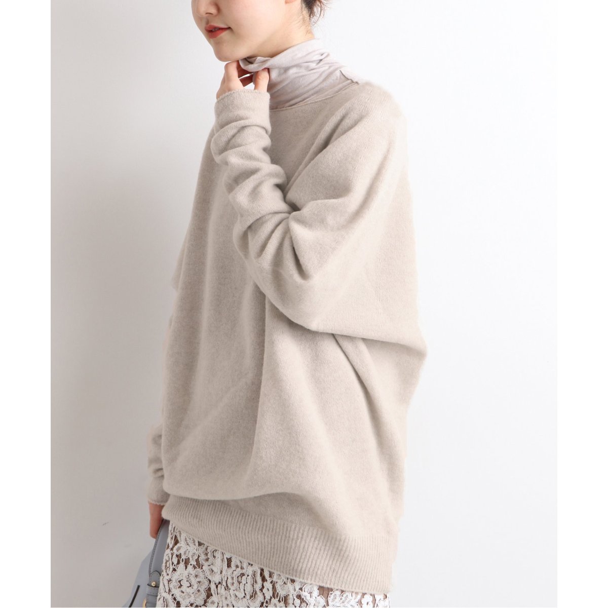 IENA Chess クルーネックプルオーバー