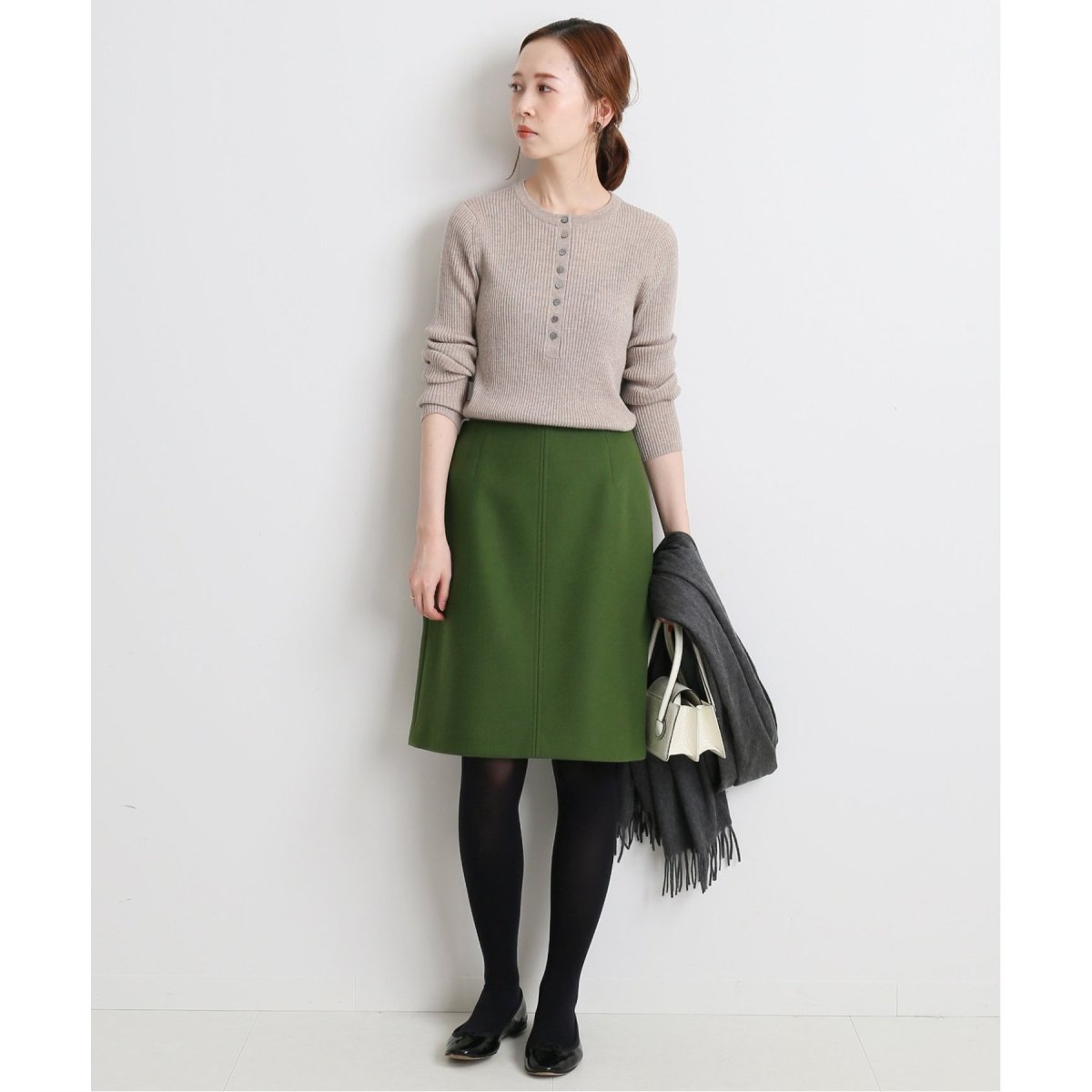 追加》メルトン台形スカート◇ | イエナ(IENA) | マルイウェブチャネル