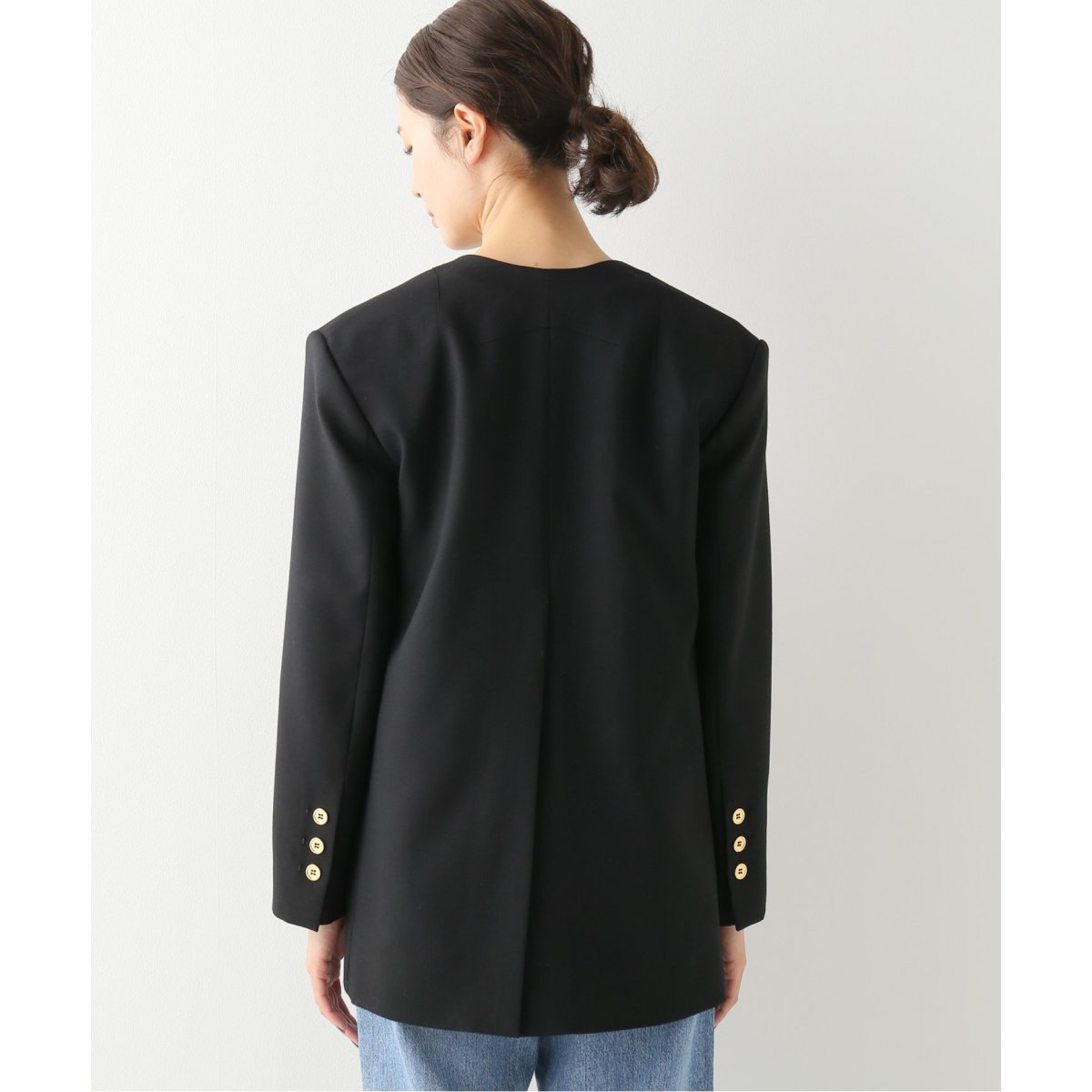 PATOU/パトゥ】 ノーカラーダブルブレストジャケット | イエナ(IENA