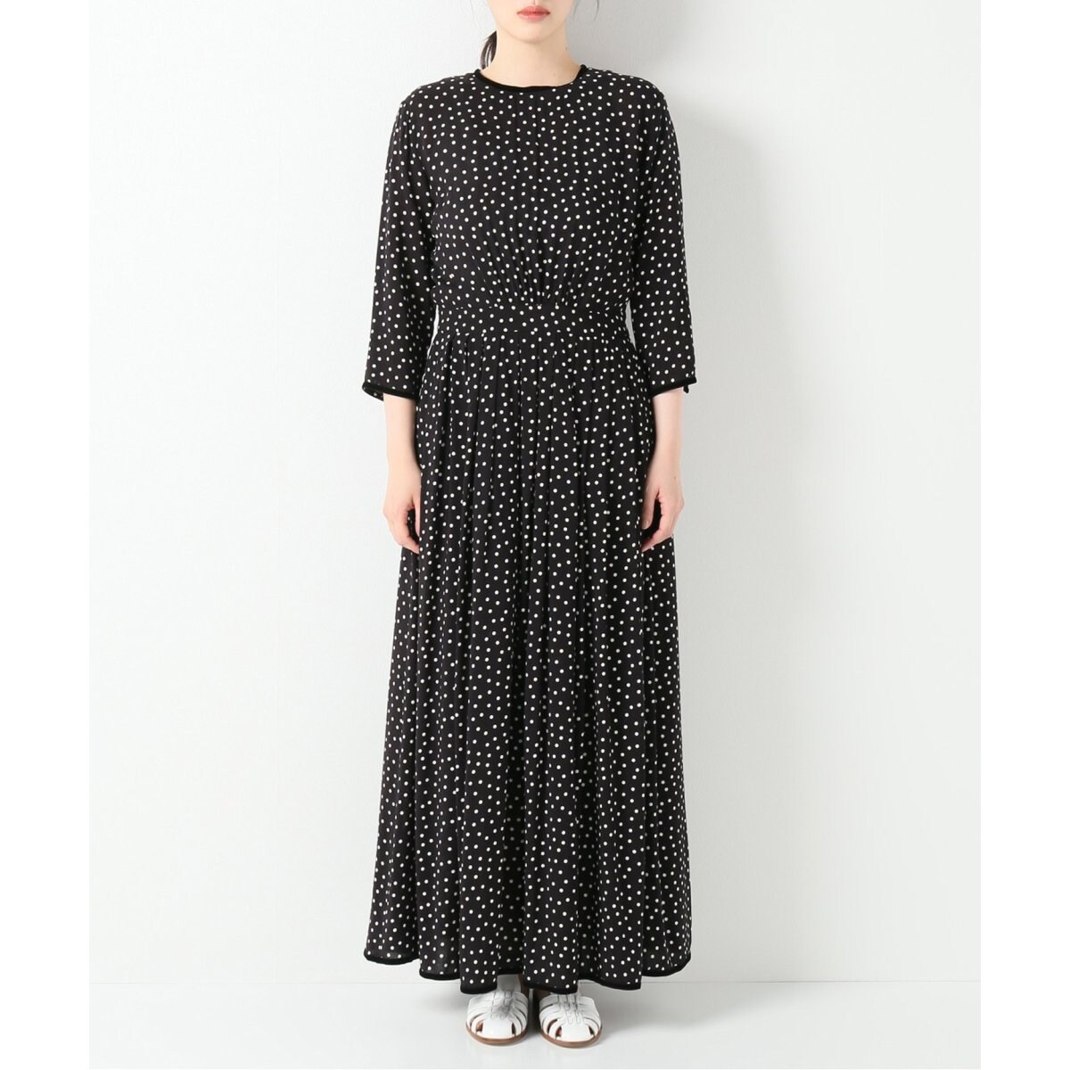SINME/シンメ】ロングドットワンピース | イエナ(IENA) | マルイウェブ
