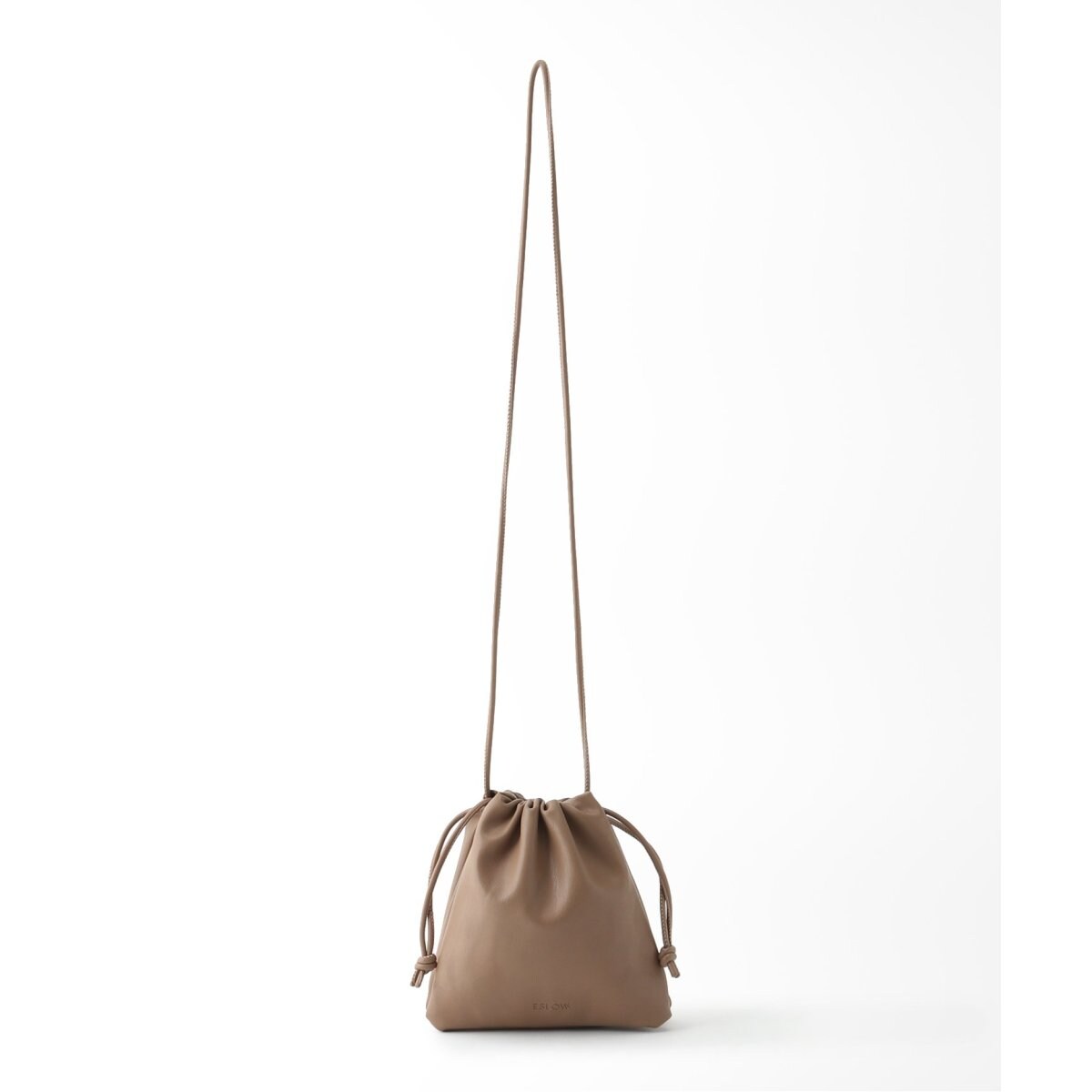 IENA 【ESLOW/エスロー】 ドローストリングショルダーバッグ◆ベージュ ESLOW/エスロー】 ドローストリングショルダーバッグ◇ | イエナ(IENA