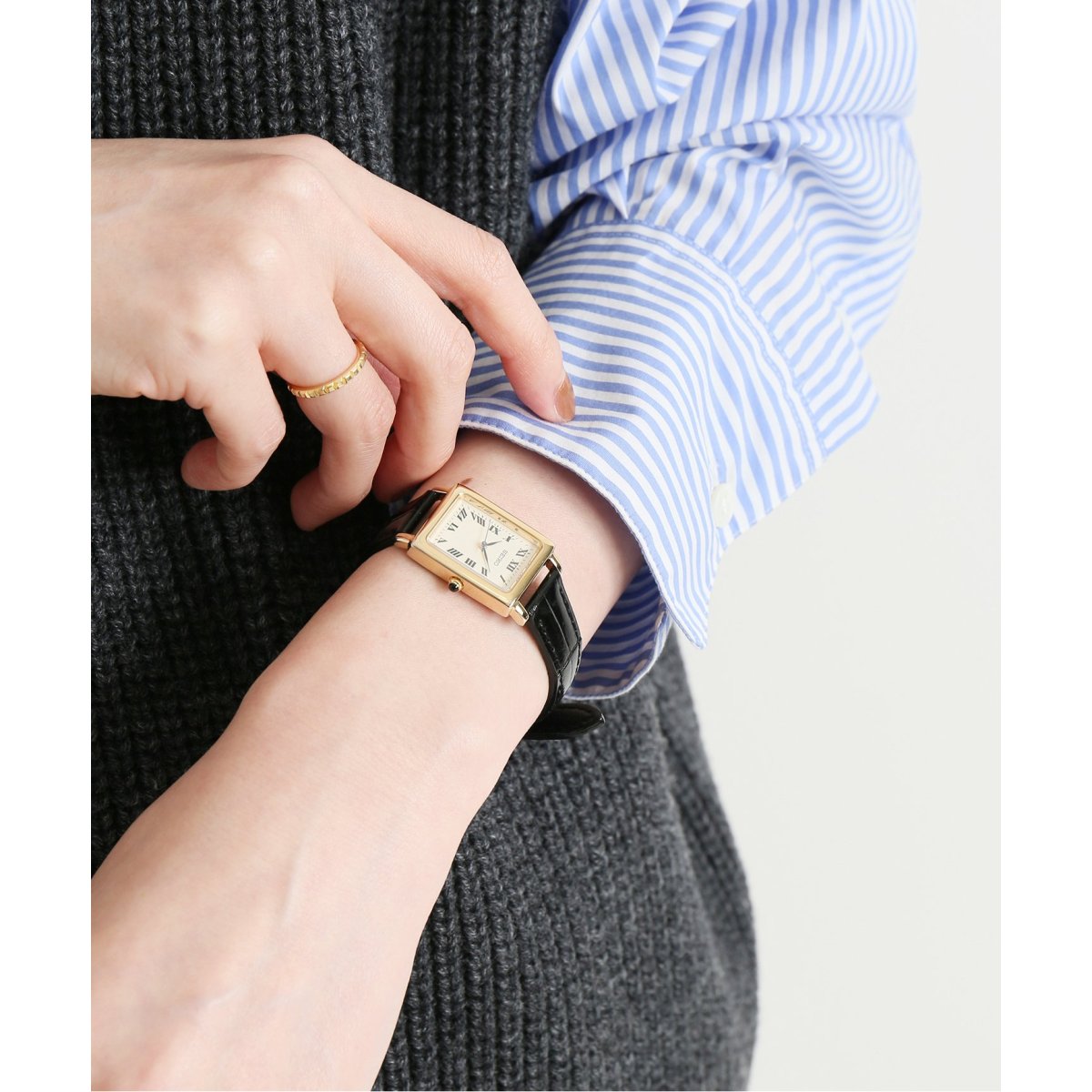 marun✽ SEIKO IENA コラボレーションウォッチ 角型 SEIKO×IENA コラボレーションウォッチ1 （角型） - メルカリ