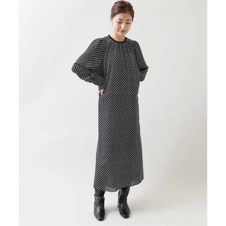 ドットクルーネックワンピース イエナ Iena ファッション通販 マルイウェブチャネル