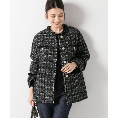 Monotone Tweed ジャケット | イエナ(IENA) | マルイウェブチャネル 
