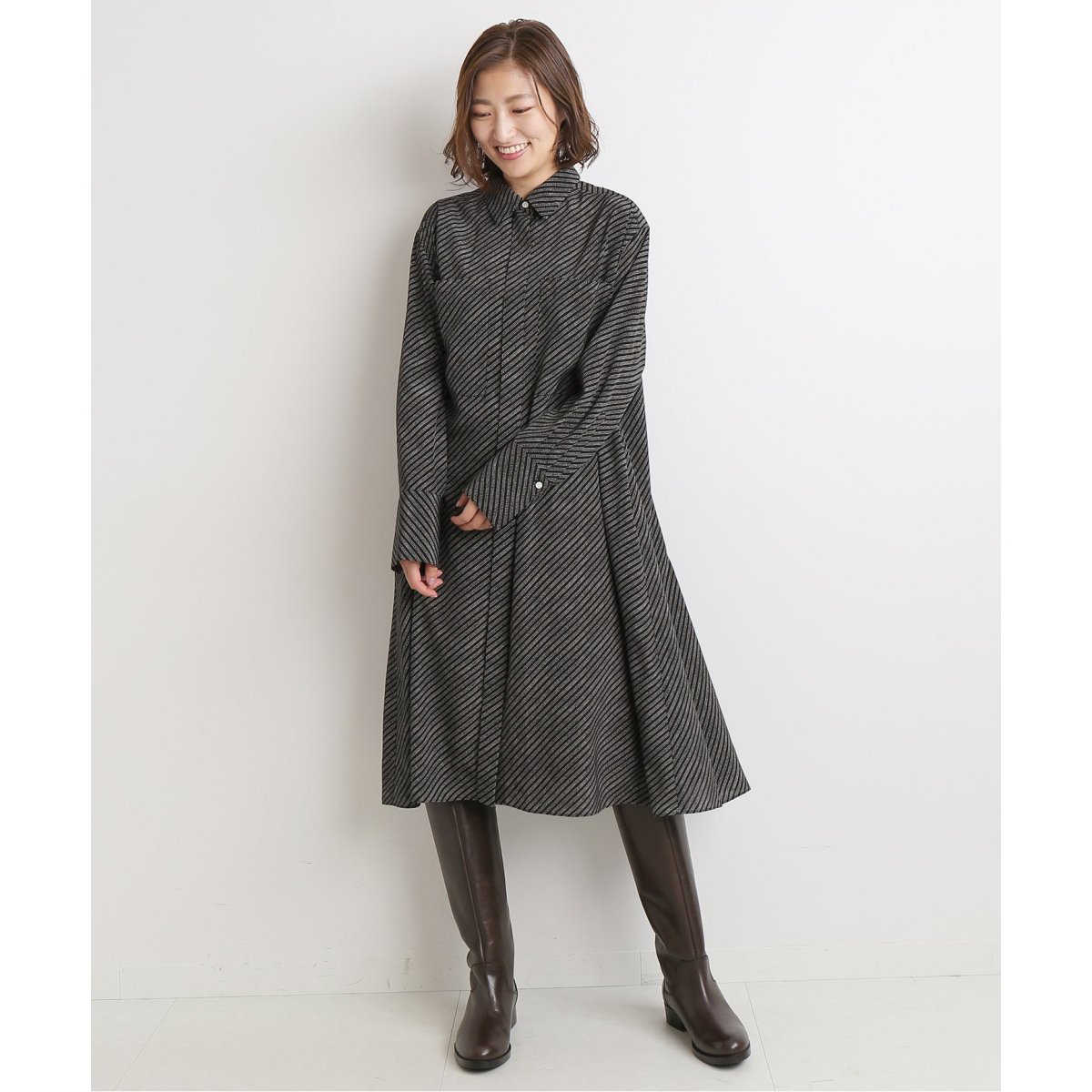 WEB限定追加》ドットシャツミニワンピース◇ | イエナ(IENA WEB限定追加》ドットシャツミニワンピース◇ | イエナ(IENA