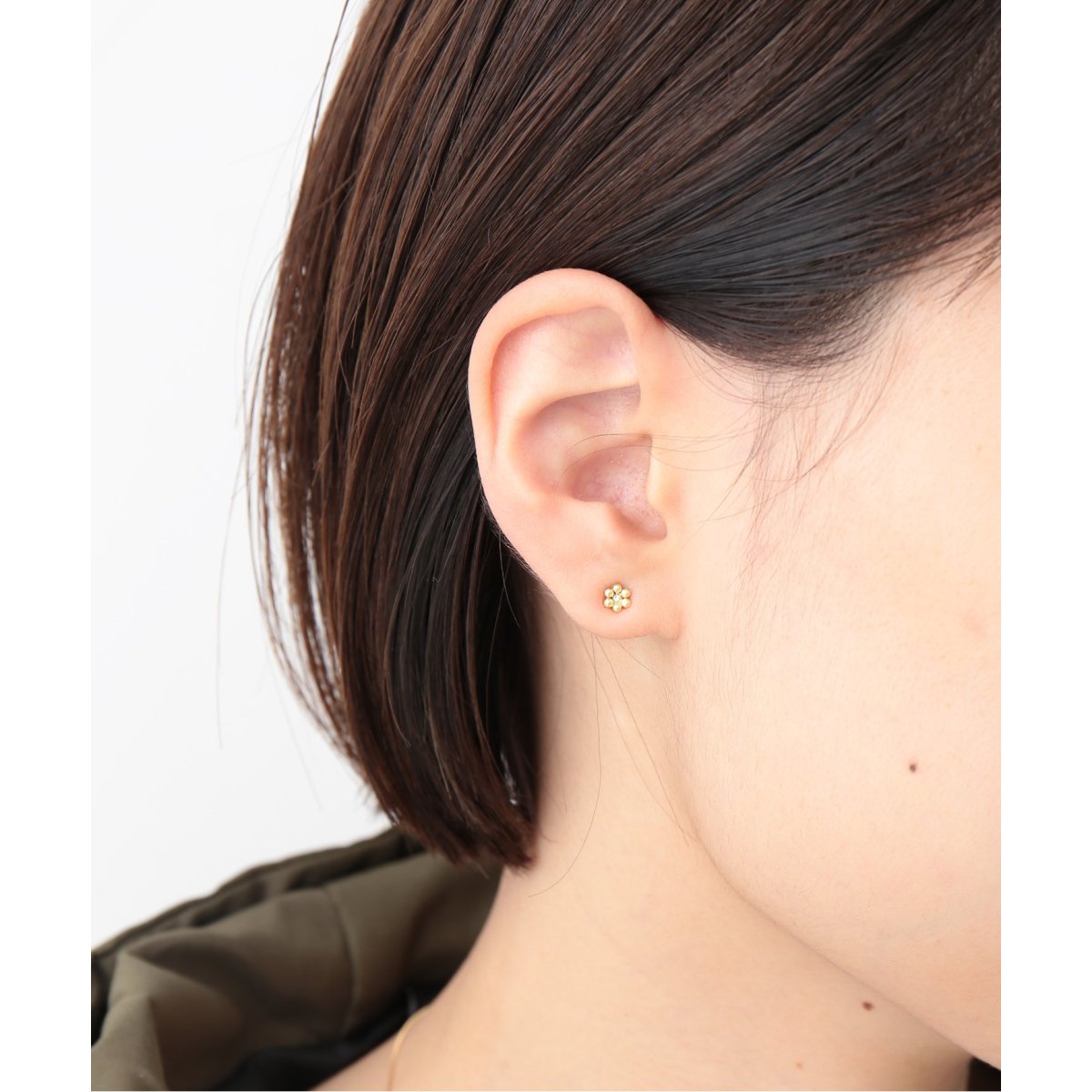 イエナ　ジジ　別注GIGI（ジジ）】IENA別注パール　ピアス 美品 GIGI（ジジ）IENA （イエナ ）別注 ドロップパールピアス 2WAY