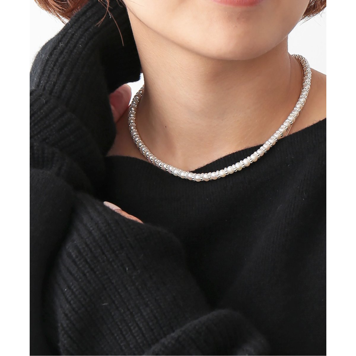 GIGI（ジジ)IENA別注 パールフラワーネックレス GIGI（ジジ）】 IENA別注 パールフラワーネックレス◇ | イエナ