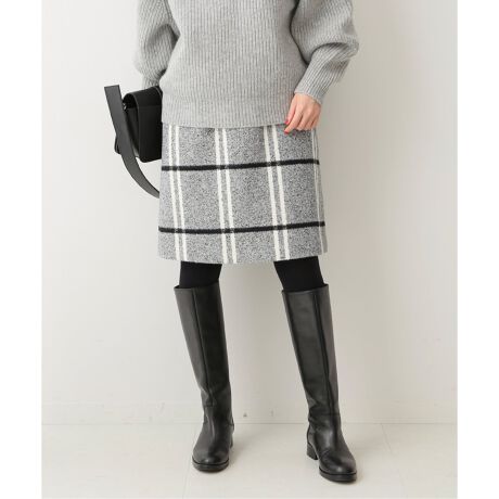 NALYAビッグチェック台形スカート◇ | イエナ(IENA) | マルイウェブ  