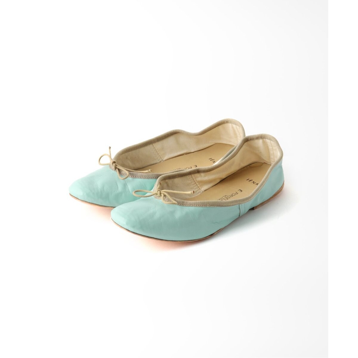 IENA♡【PORSELLI／ポルセリ】別注バレエシューズ PORSELLI/ポルセリ 別注 SOLID BALLET バレエシューズ（バレエ
