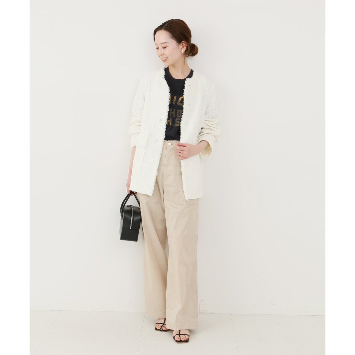 IENA Marin Tweed ジャケット ツイードジャケット Marin Tweed ジャケット.S | イエナ(IENA) | マルイウェブチャネル
