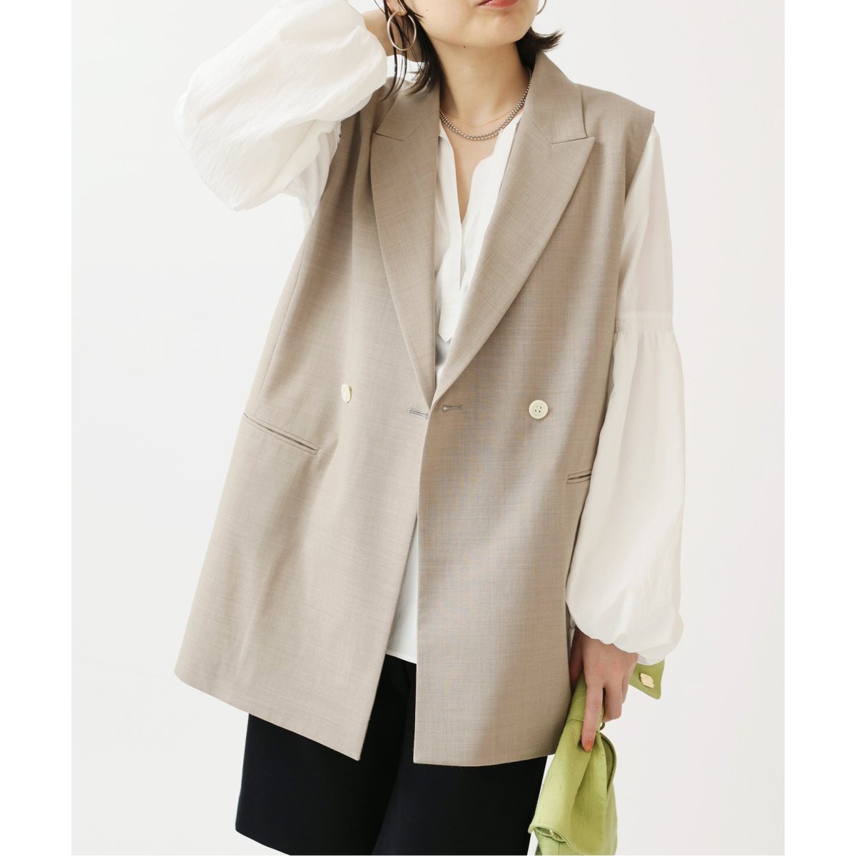 IENA VBCトロピカルショートスリーブジャケット IENA VBCトロピカルショートスリーブジャケット イエナ（IENA