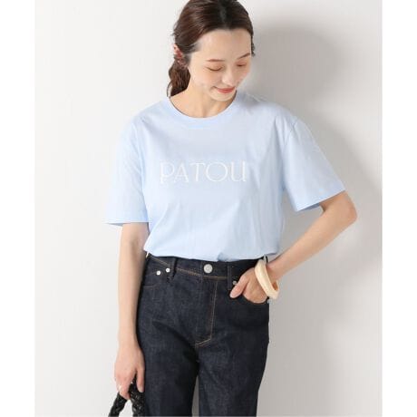 パトゥ PATOU 半袖 チュニック カットソー ミニドレス ブラック S 
