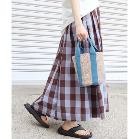 カラーギンガム タックスカート | イエナ(IENA) | マルイウェブチャネル 