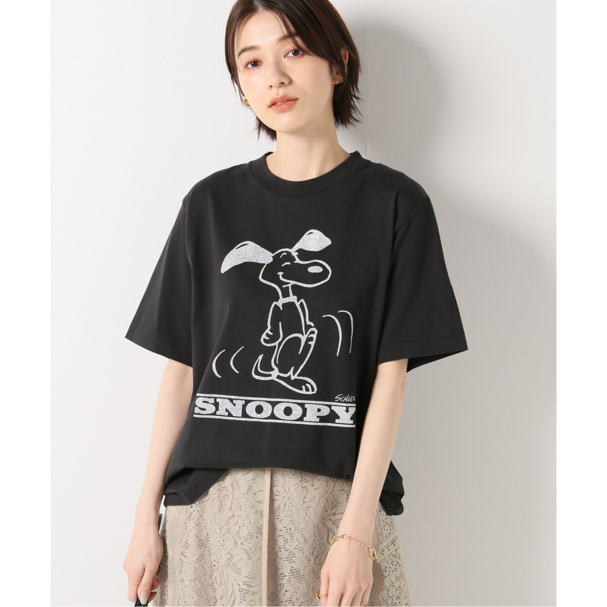 blurhms ROOTSTOCK】 SNOOPYプリントTシャツ | イエナ(IENA