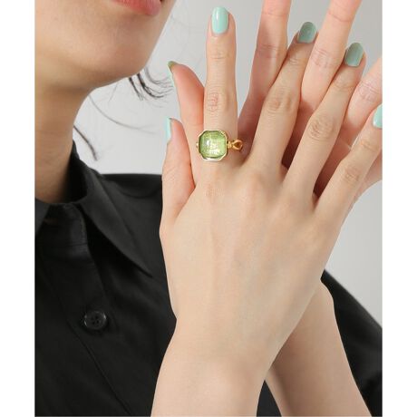 GOOSSENS PARIS/グーセンスパリCABOCHON SQUAREリング BARGAIN swim.main.jp